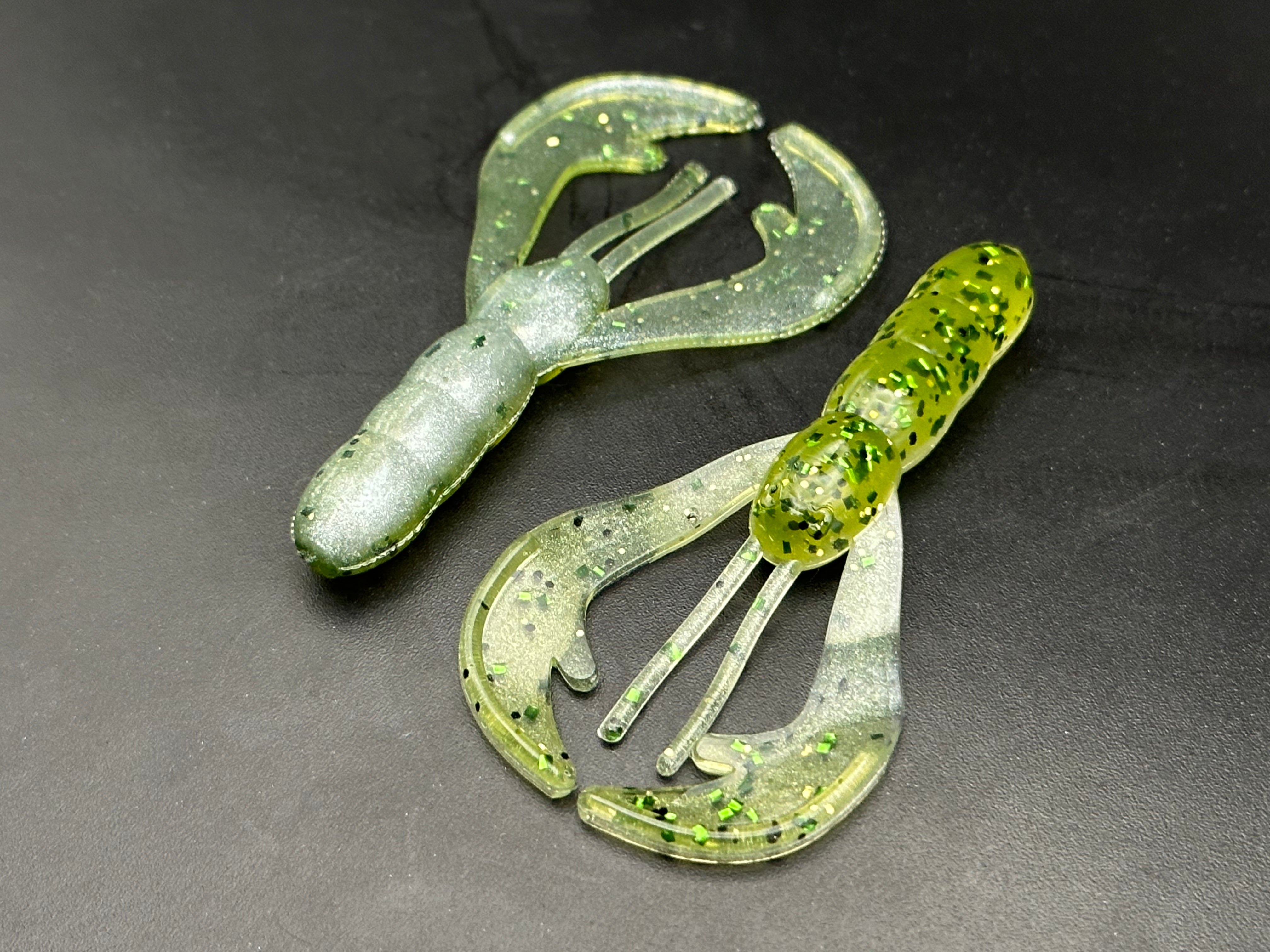 2.5'' Craw Laminate (two-tone) - Pack of 9 (jig head not included)