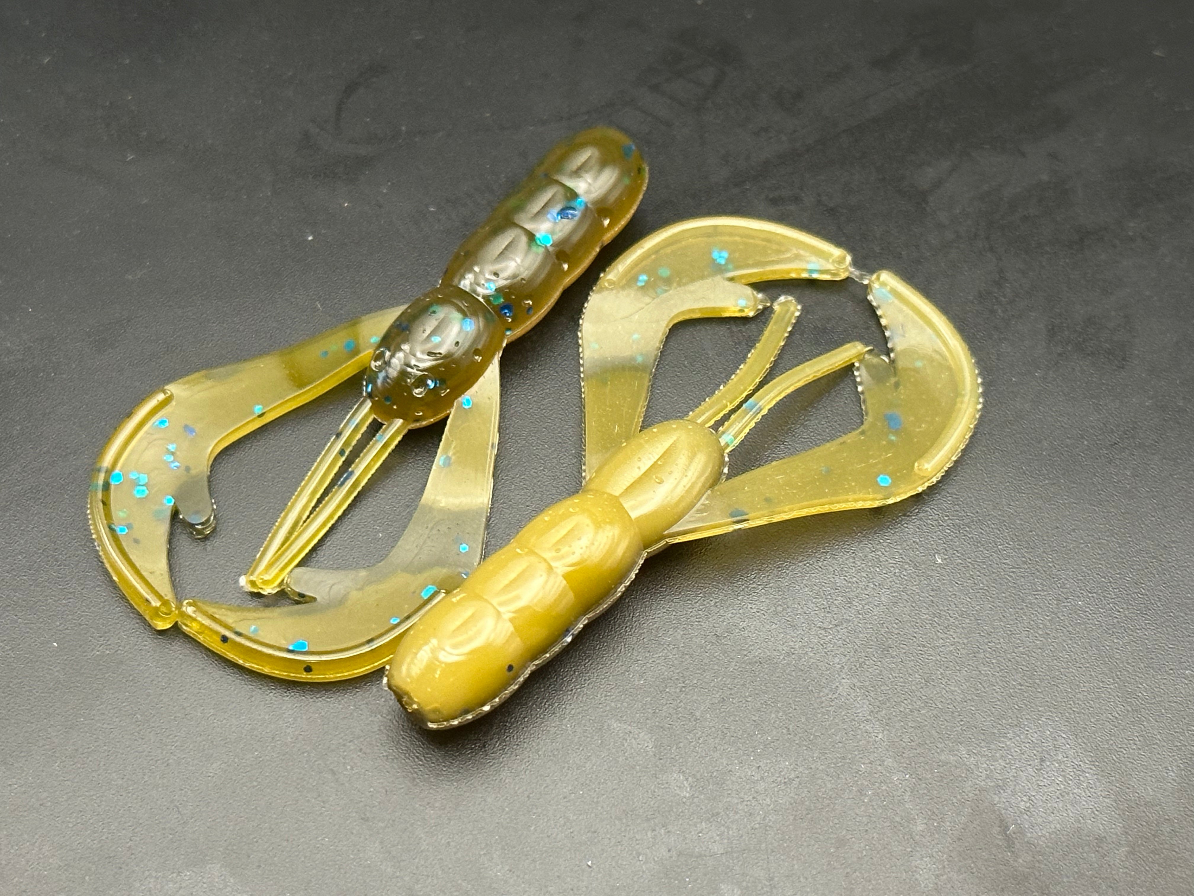 2.5'' Craw Laminate (two-tone) - Pack of 9 (jig head not included)