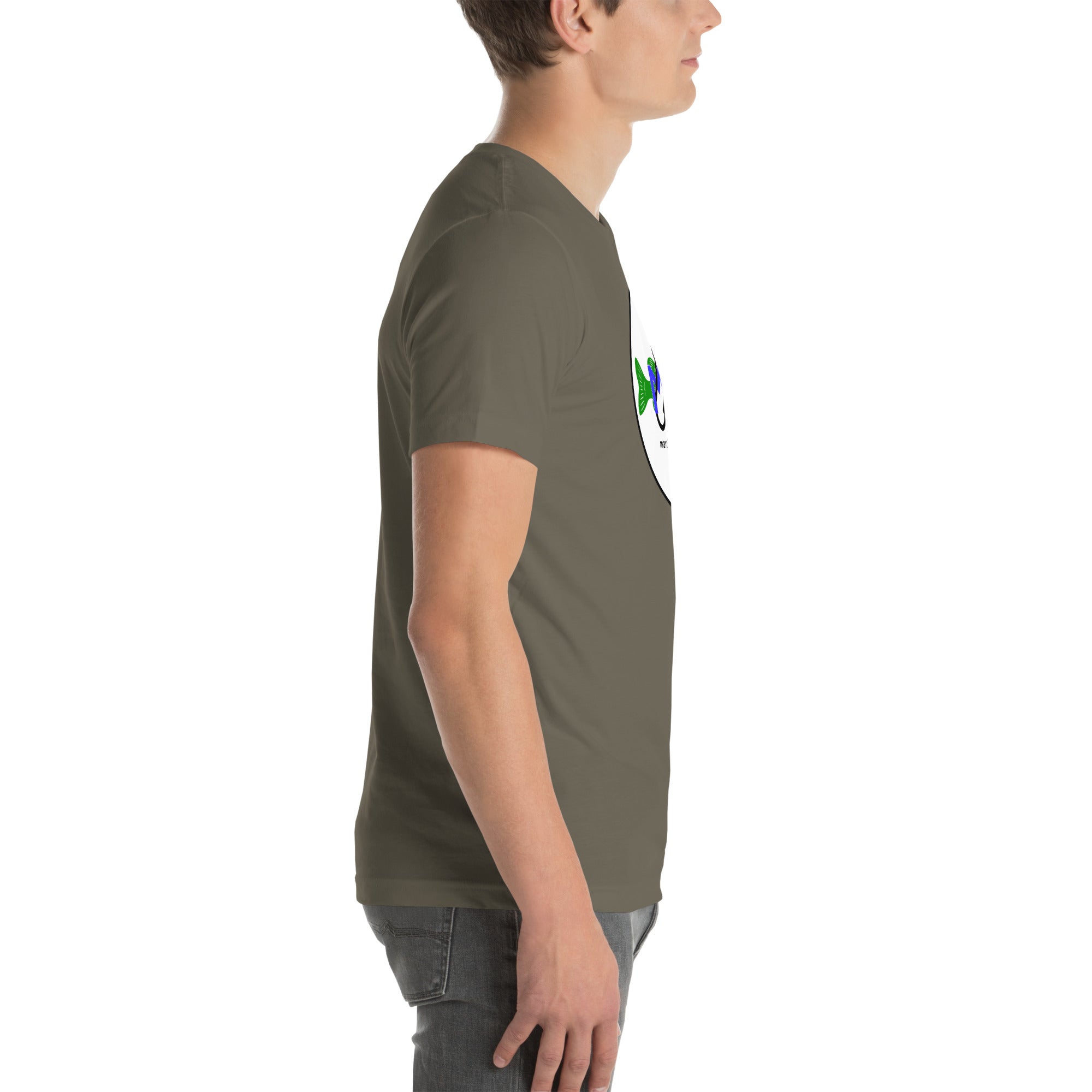 Unisex t-shirt - MK with fish