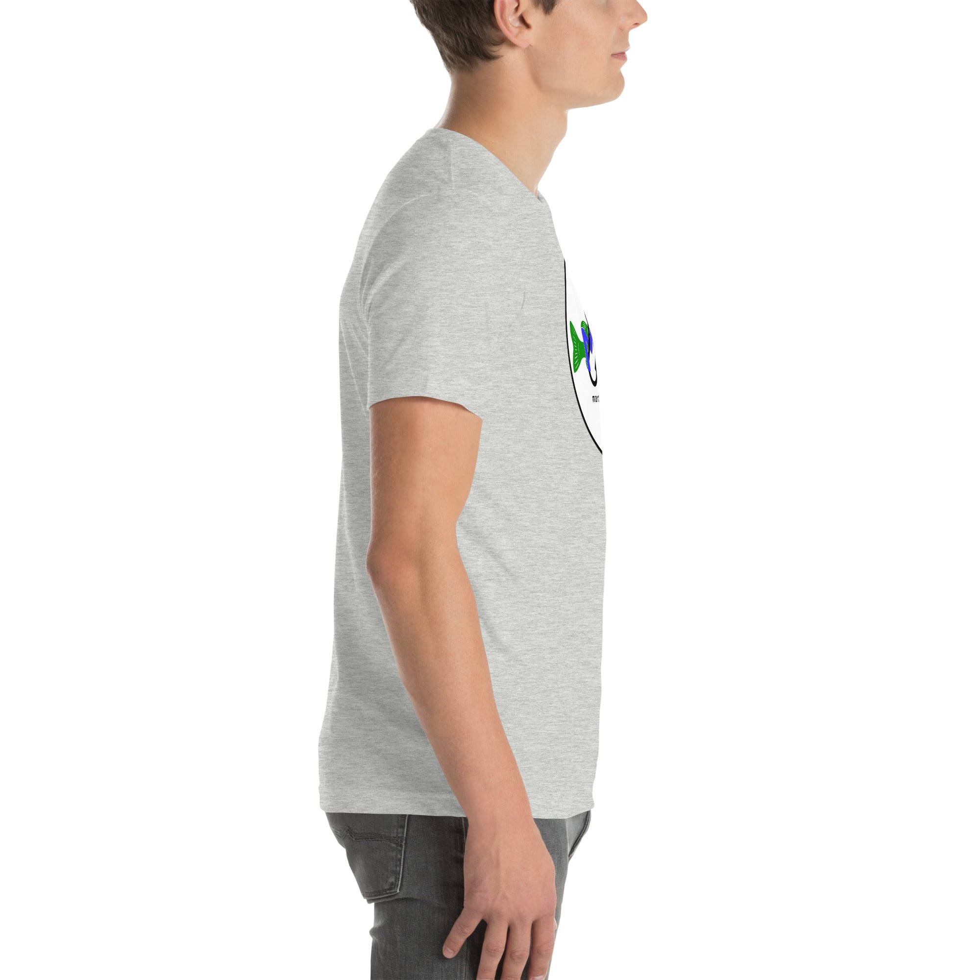 Unisex t-shirt - MK with fish