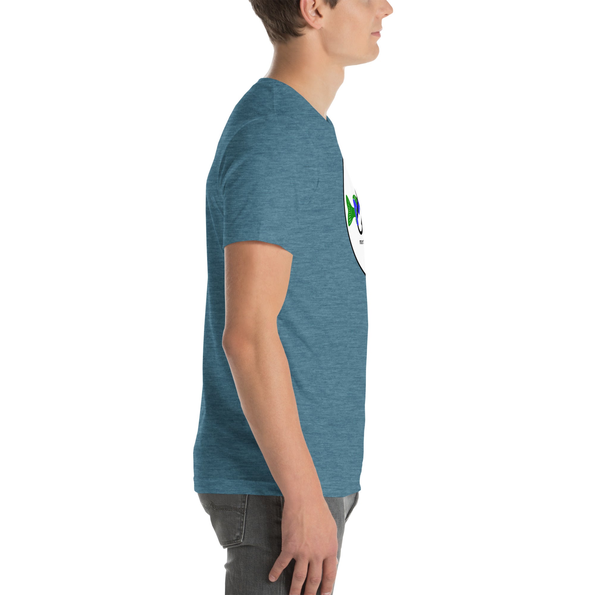 Unisex t-shirt - MK with fish
