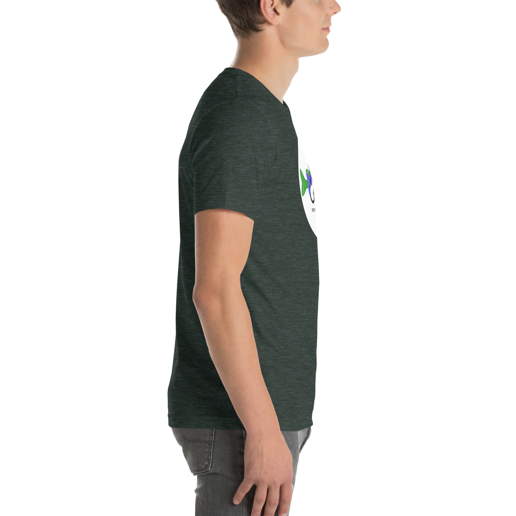 Unisex t-shirt - MK with fish