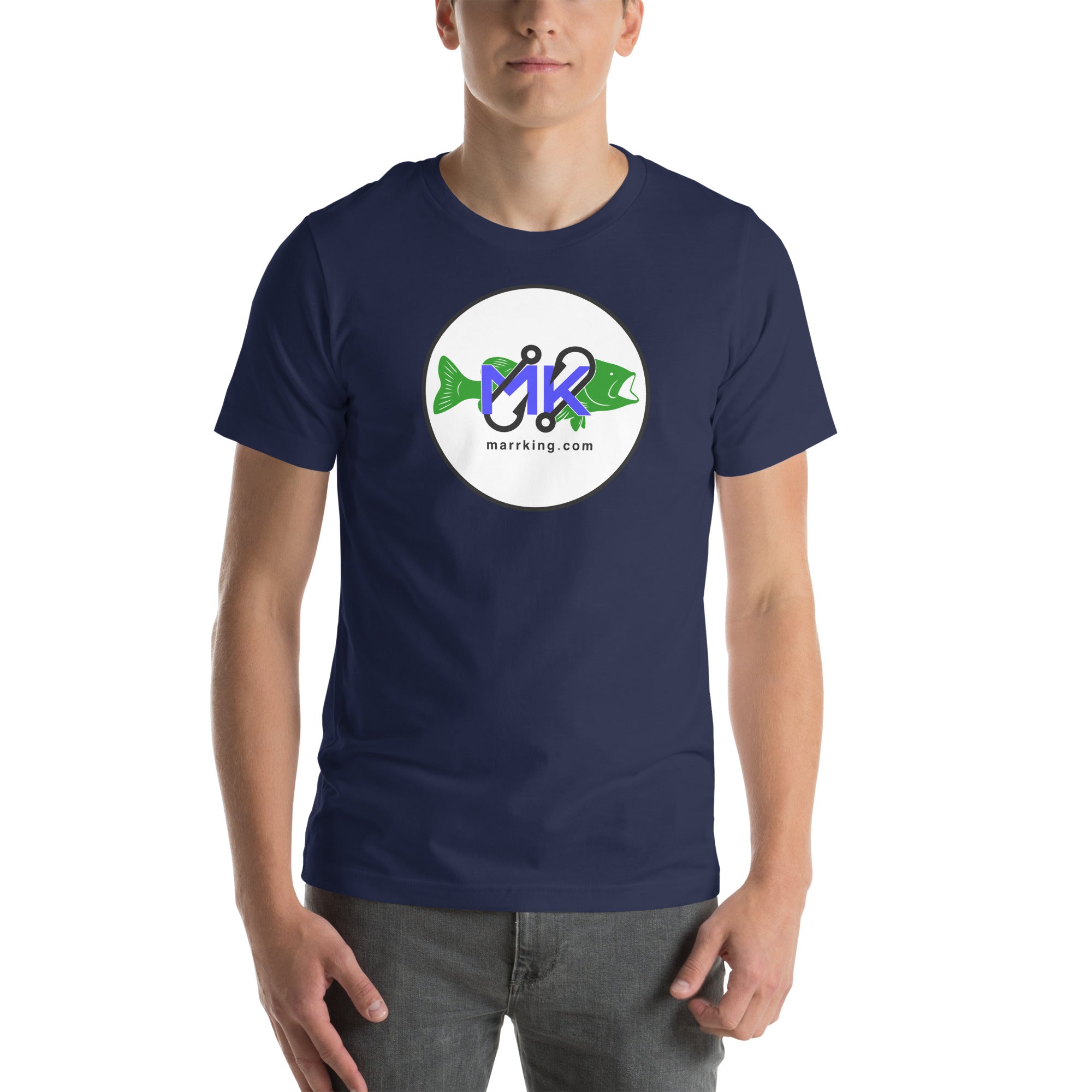 Unisex t-shirt - MK with fish