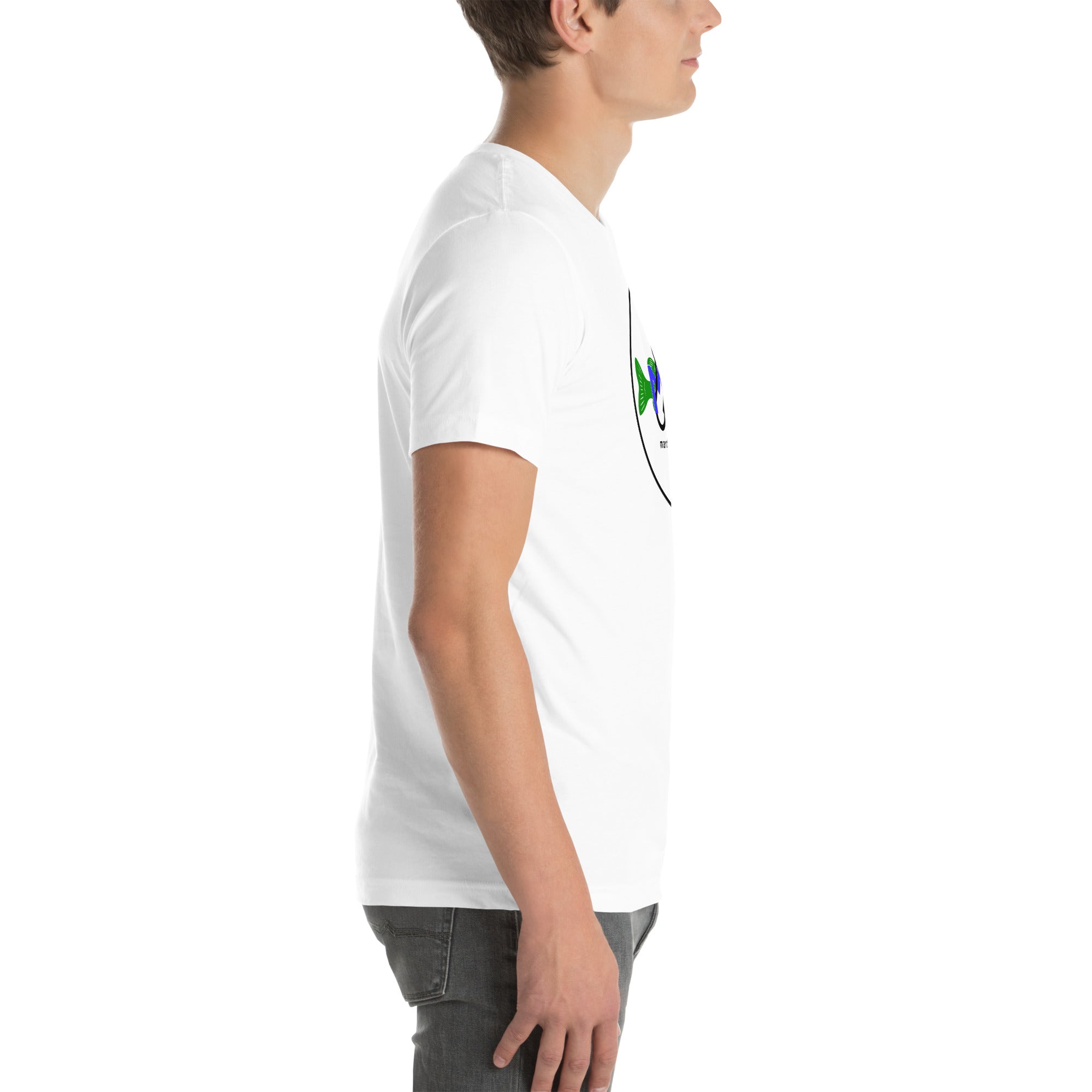 Unisex t-shirt - MK with fish